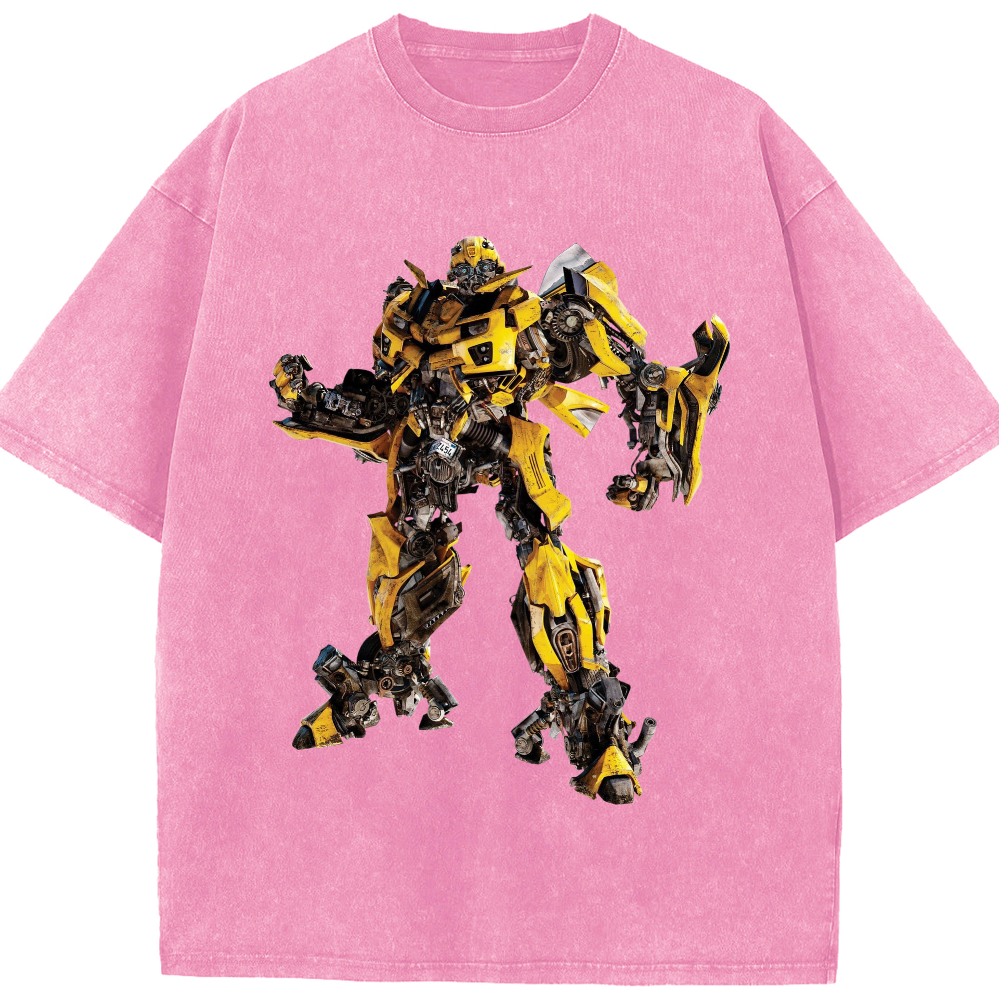 （画像用）  綿100% ヴィンテージ風 半袖Tシャツ（フロントプリント）